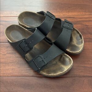 Birkenstock Black Arizona Sandals, size 41
